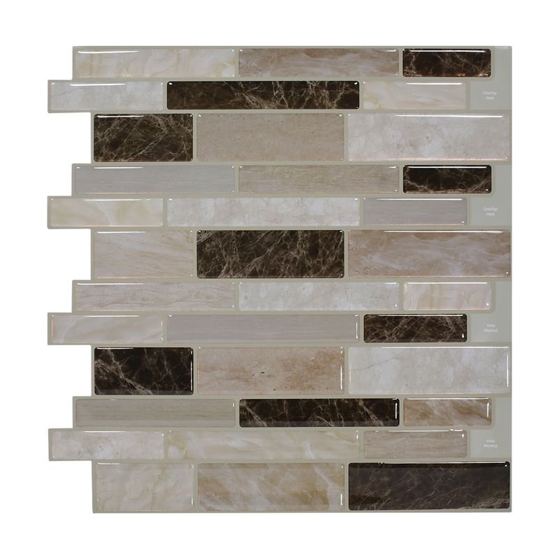 DEKOFIX - Mosaiko Autoadhesivo Lineal Marrón 1,2 mm