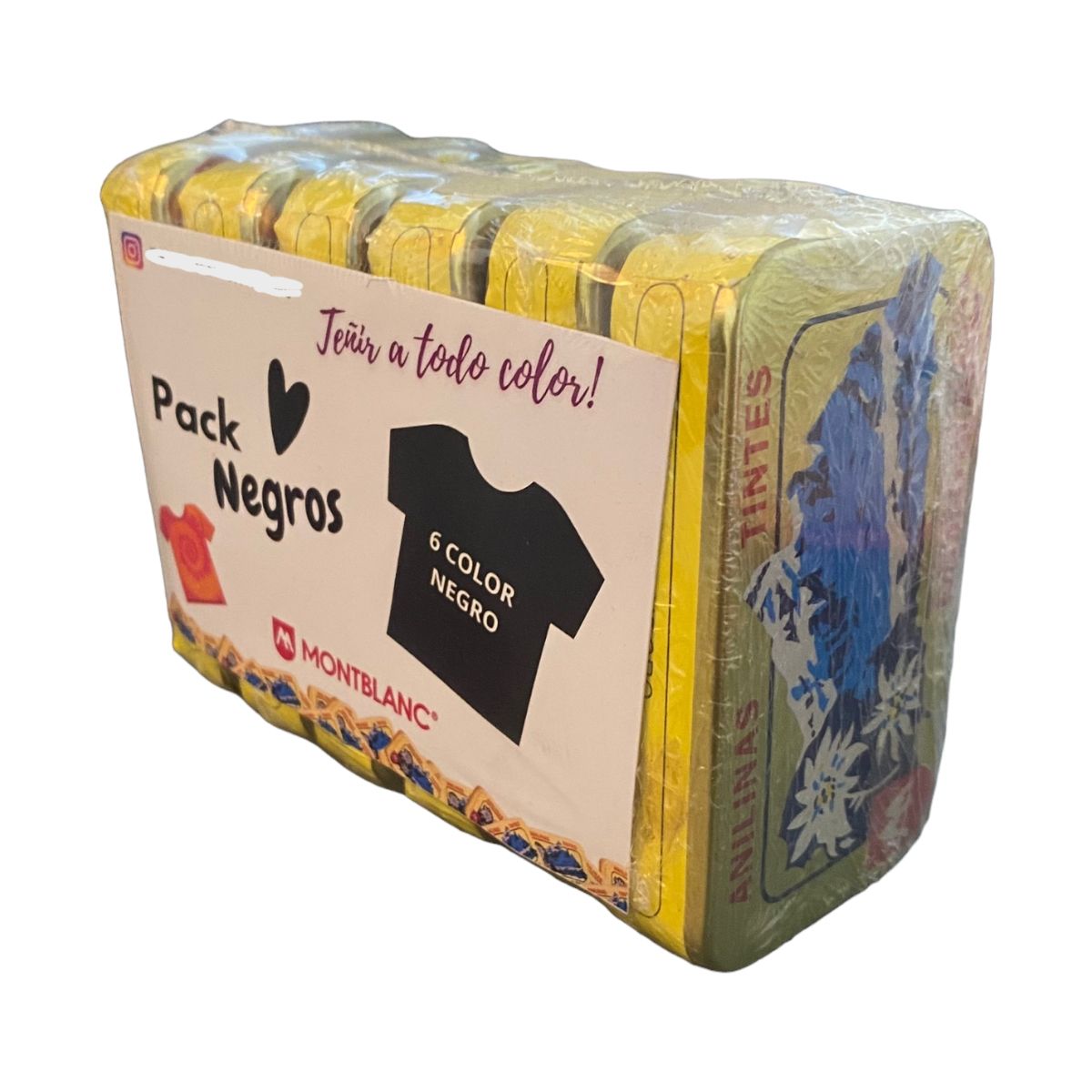 ANILINAS MONTBLANC - Anilinas Pack Negros Montblanc Cajita Dorada