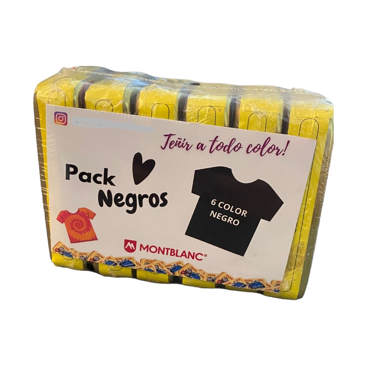 ANILINAS MONTBLANC - Anilinas Pack Negros Montblanc Cajita Dorada