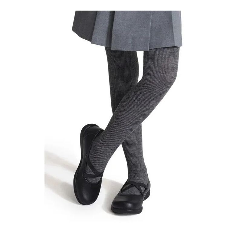GENERICO - Pack 3 Pantis Medias De Niña - Escolar De Algodón Para Colegio