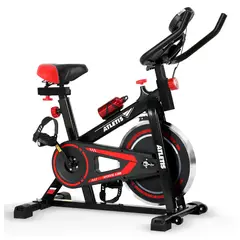 ATLETIS - Bicicleta Home Fitness Pro K300 LCD Volante Inercia 6 KG