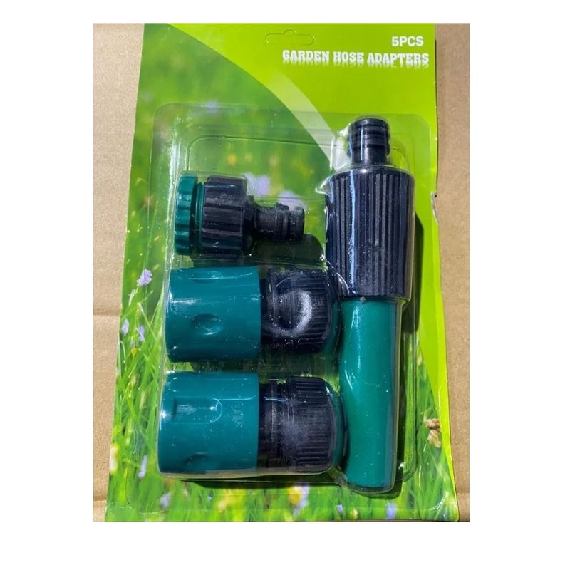 GENERICO - KIT MANGUERA DE JARDIN REFORZADA 1/2pulg X100 mtrs +  PITON