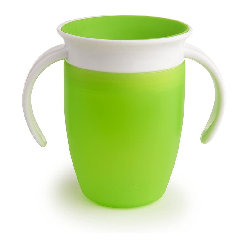 MUNCHKIN - Vaso Antiderrame Miracle 360° con Asas 207ml Verde
