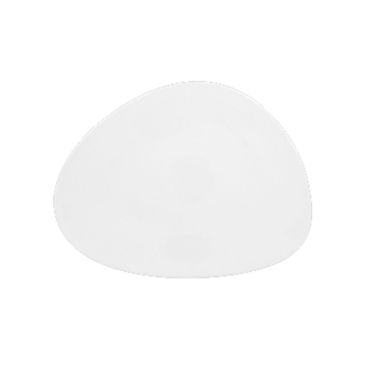 RAK PORCELAIN - SET DE 12 PLATO IRREGULAR PORCELANA BLANCO 27CM SHAPED RAK RAK PORCELAIN
