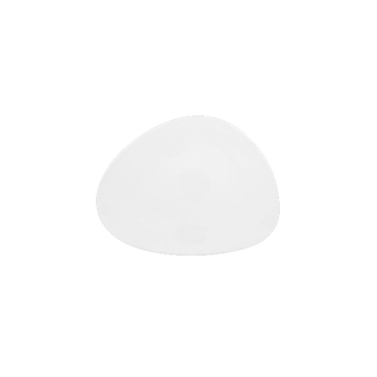 RAK PORCELAIN - SET DE 12 PLATO IRREGULAR PORCELANA BLANCO 27CM SHAPED RAK RAK PORCELAIN