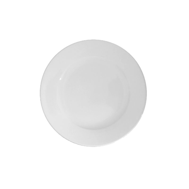 STAR FINE PORCELAIN - SET DE 24 PLATOS BAJOS DE PORCELANA BLANCOS 23CM STAR ROUND 6/36 STAR FINE PORCELAIN