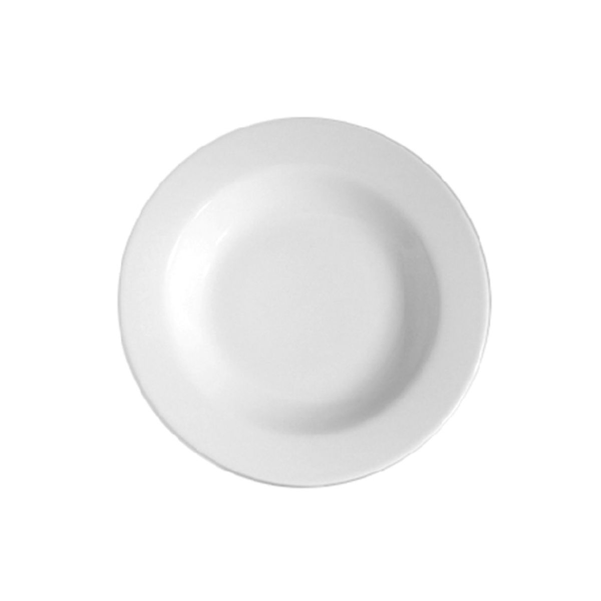 STAR FINE PORCELAIN - SET DE 24 PLATOS HONDO DE PORCELANA BLANCOS 28CM STAR ROUND STAR FINE PORCELAIN