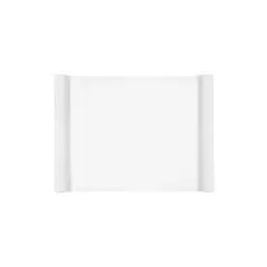 STAR FINE PORCELAIN - SET DE 12 PLATOS TIPO BANDEJA SUSHI DE PORCELANA BLANCOS 28 CM STAR