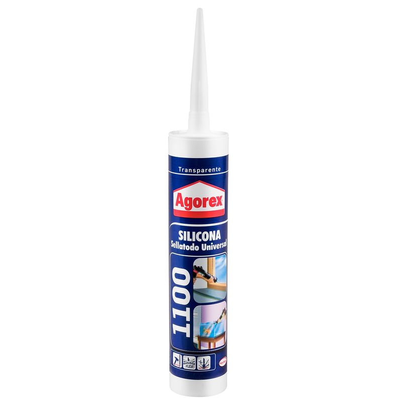 HENKEL - Silicona Sellante Profesional Transparente Agorex 1100 300Ml