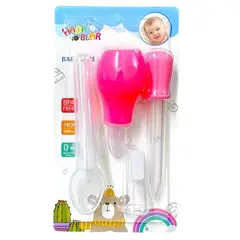 GENERICO - Aspirador nasal y dosificador Para Bebe - Color rosa