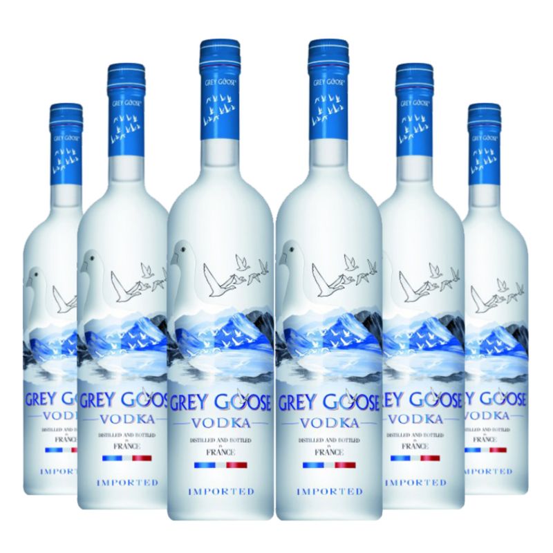 GREY GOOSE - 6 Vodka Grey Goose