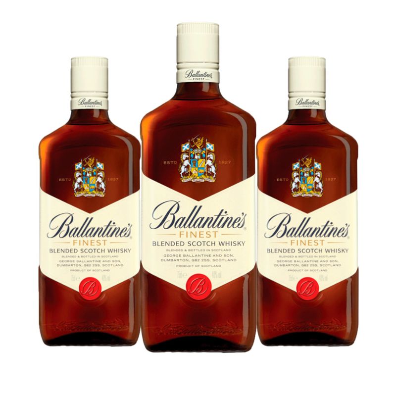 BALLANTINES - 3 Whisky Ballantines Finest