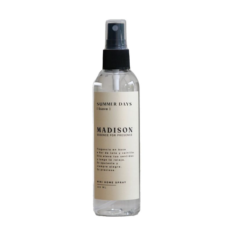 MADISON - Mini Home Spray 120 Ml Summer Days Transparente Madison