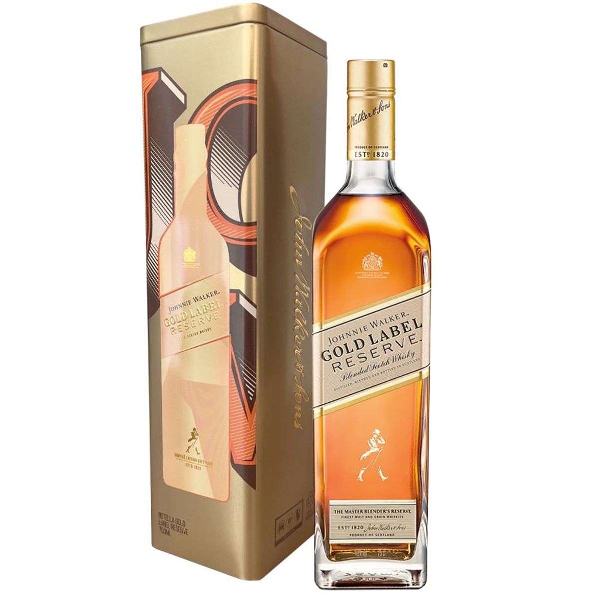 JOHNNIE WALKER - Whisky Johnnie Walker Gold Label Reserve, Scotch Whisky - Dorado
