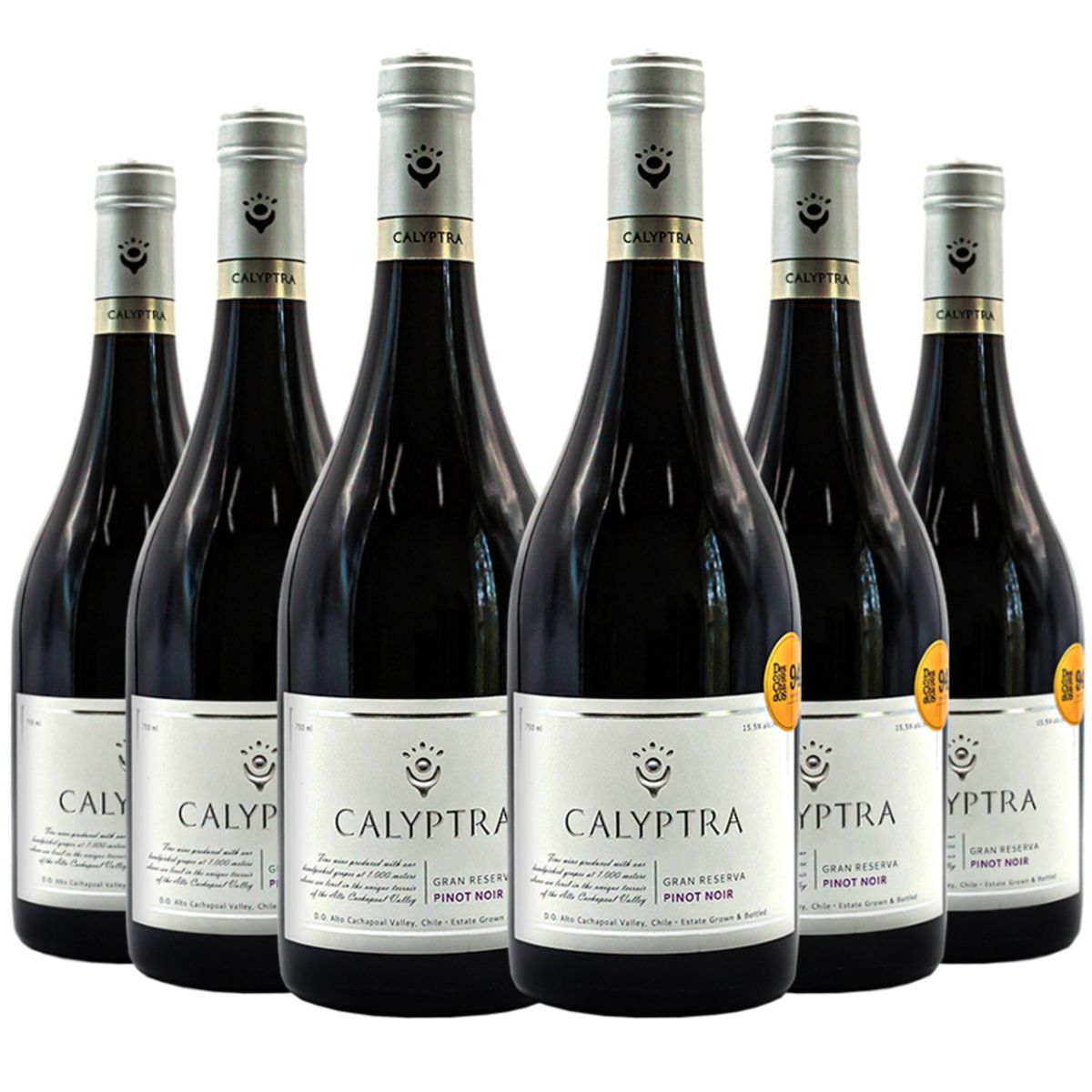 CALYPTRA - 6 Vinos Calyptra Gran Reserva Pinot Noir