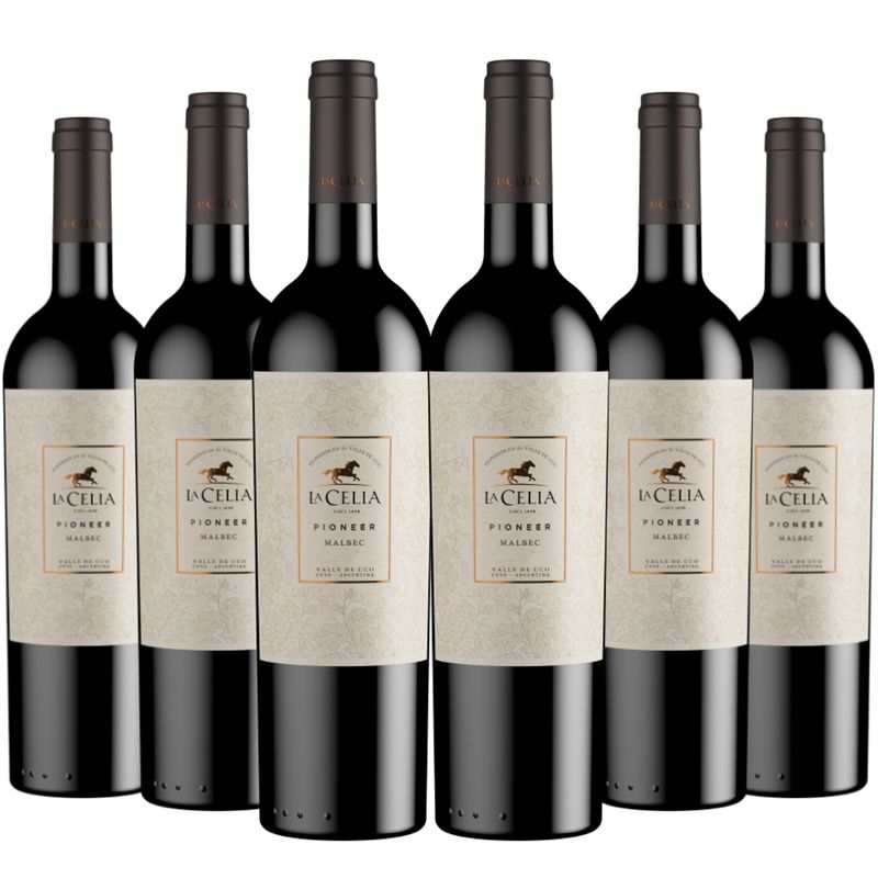 GENERICO - 6 vinos La Celia Pionner, Malbec
