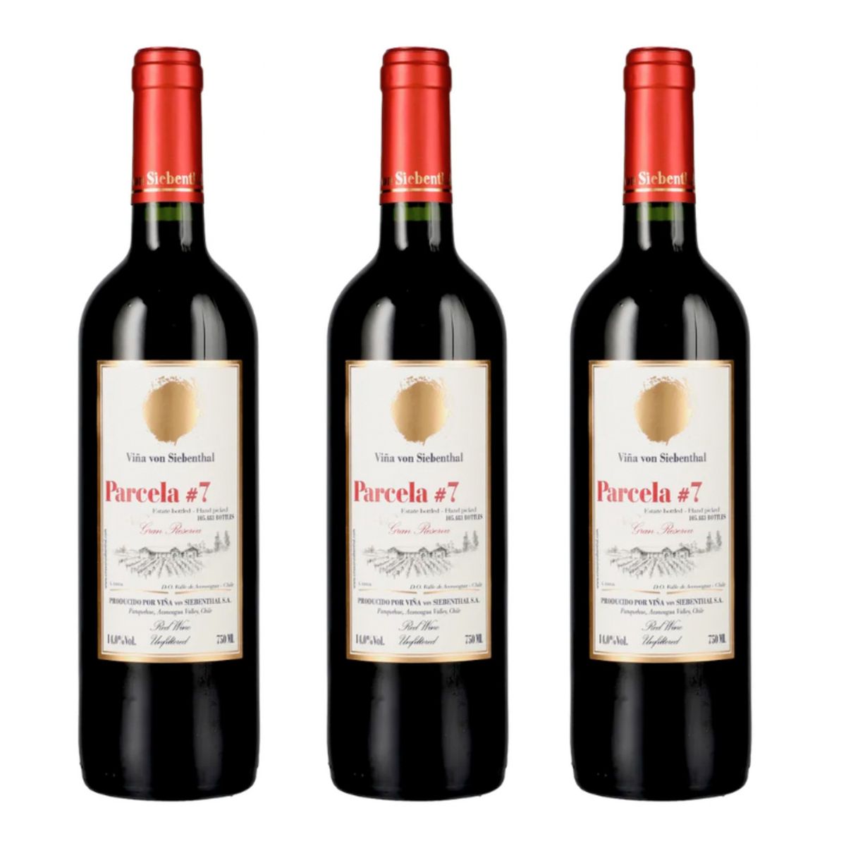 VON SIEBENTHAL - 3 Vinos Von Siebenthal Parcela 7, Ensamblaje