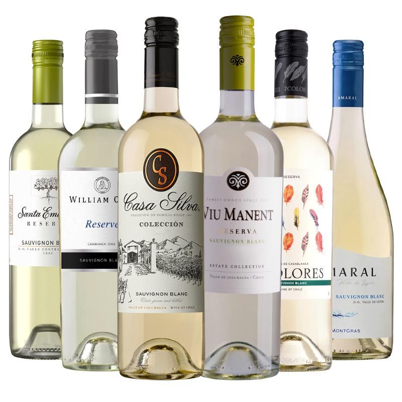 BBVINOS - 6 Vinos Mix Plus Reserva Sauvignon Blanc - Amarillo