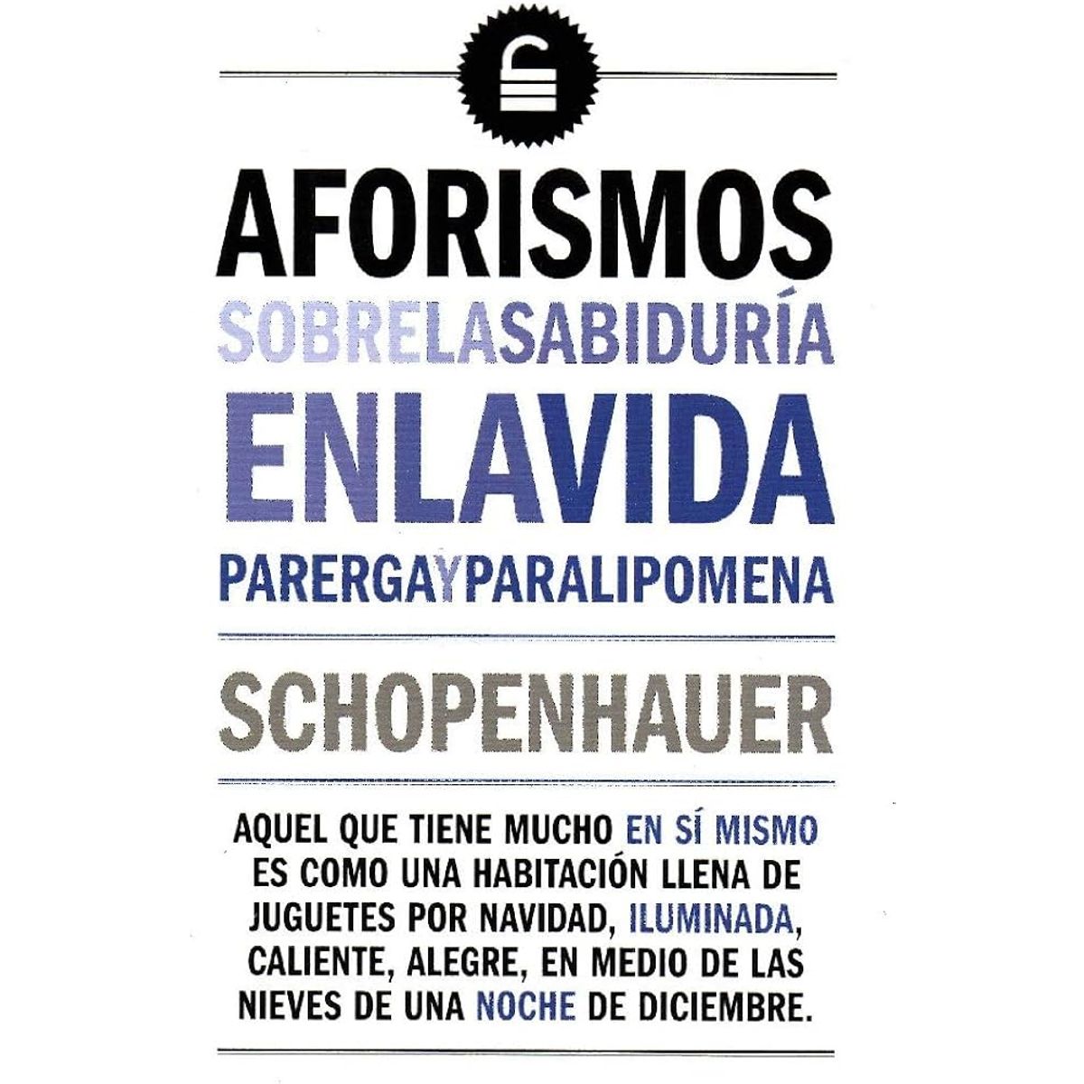 EDITORIAL BIBLOK - Aforismos Sobre La Sabiduría En La Vida