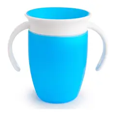 MUNCHKIN - Vaso Antiderrame Miracle 360° Con Asas 207ml - Rosado