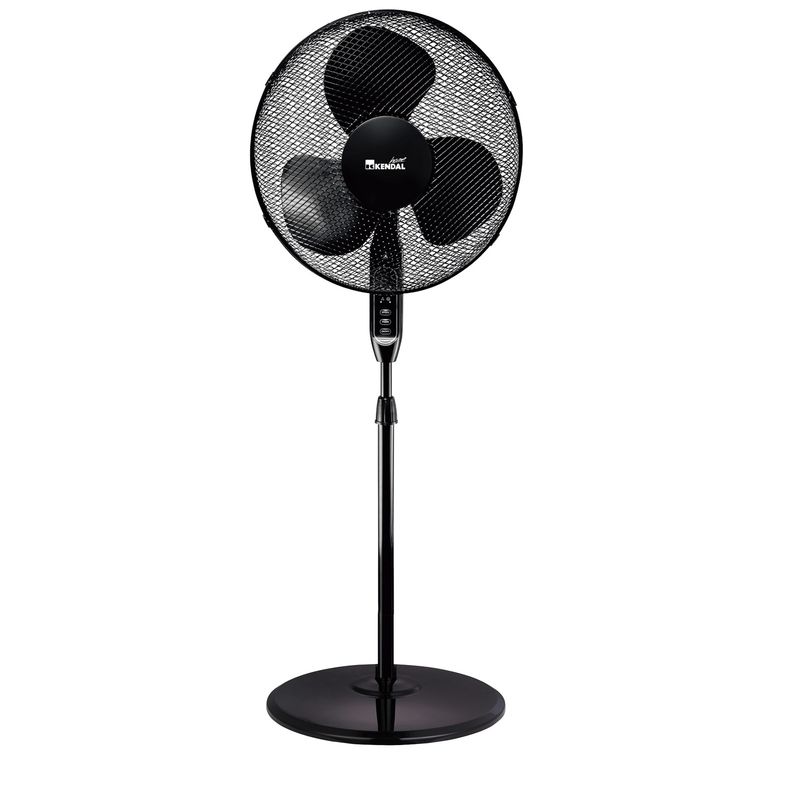 KENDAL - Ventilador Pedestal Kendal 16" 35W Control Remoto Negro KENDAL
