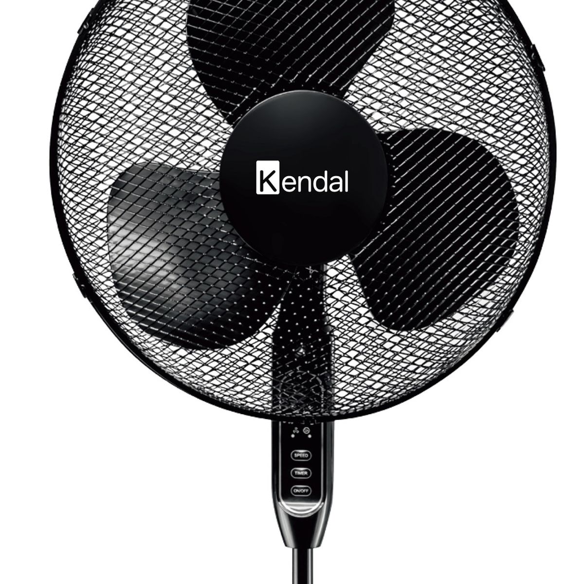 KENDAL - Ventilador Pedestal Kendal 16 35W Control Remoto Negro KENDAL