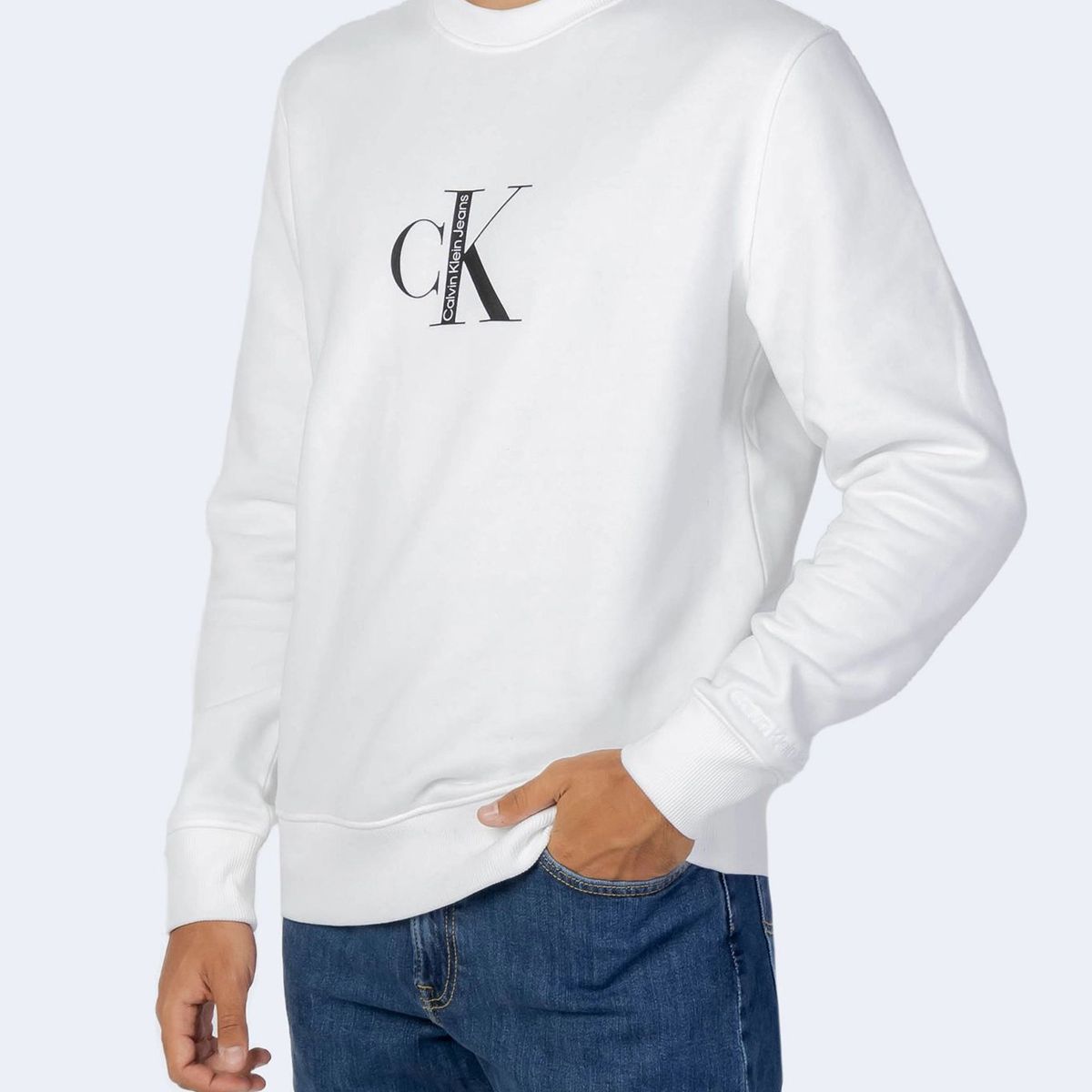 CALVIN KLEIN - Polerón Ck Institutional Blanco Calvin Klein