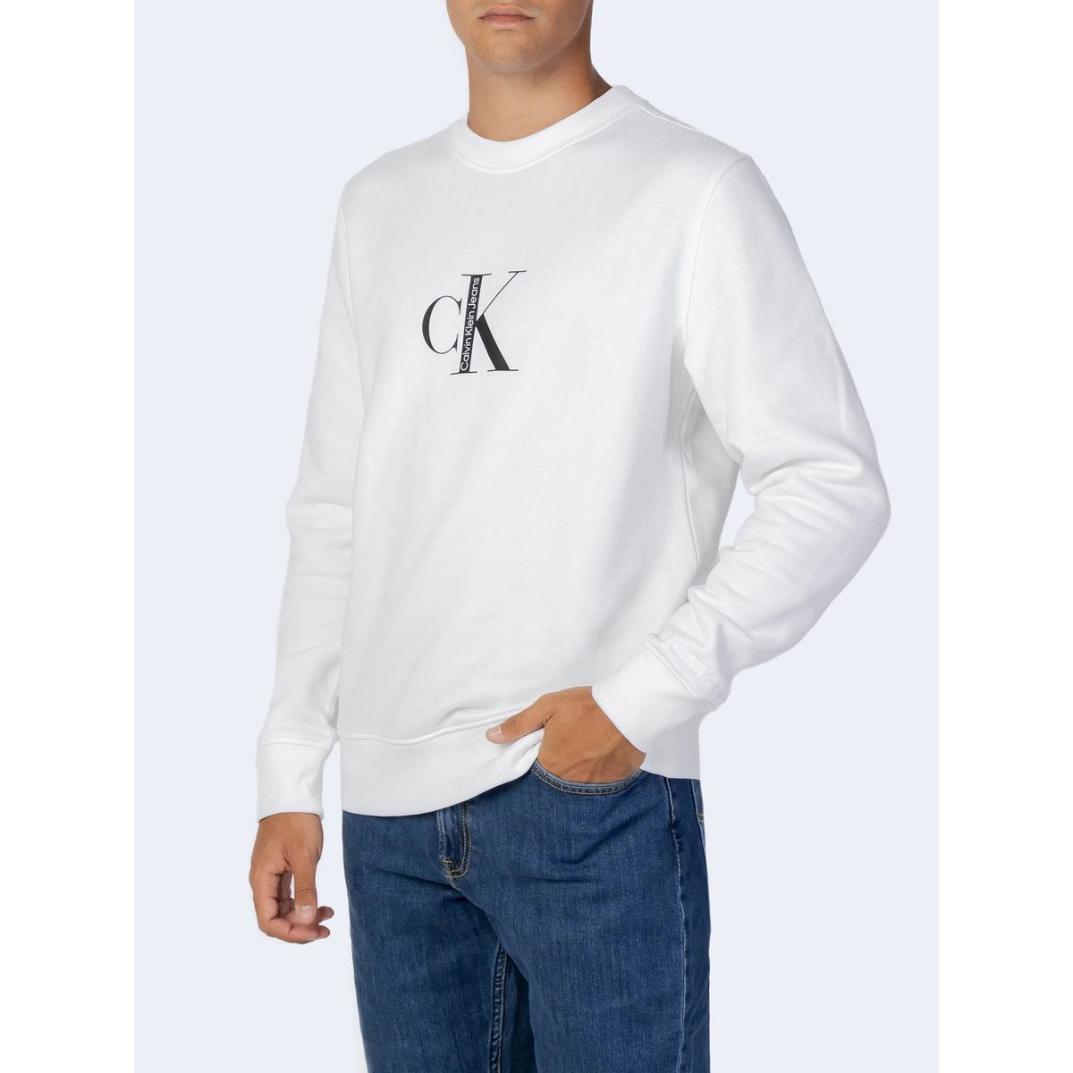 CALVIN KLEIN - Polerón Ck Institutional Blanco Calvin Klein