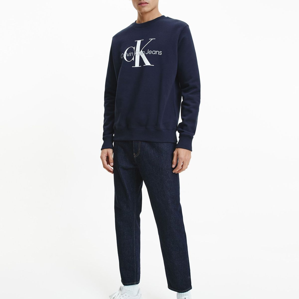 CALVIN KLEIN - Polerón Core Monogram Azul Calvin Klein