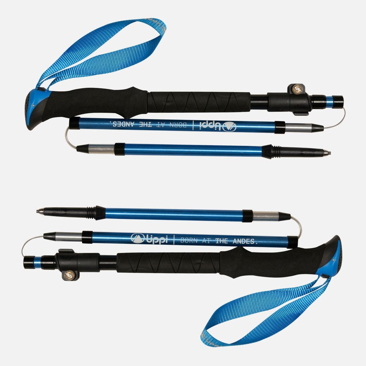 LIPPI - Baston Fast Trail Duo Trekking Pole Azul Lippi