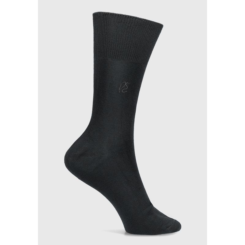 PERRY ELLIS - Calcetin Formal Liso Negro Negro Perry Ellis