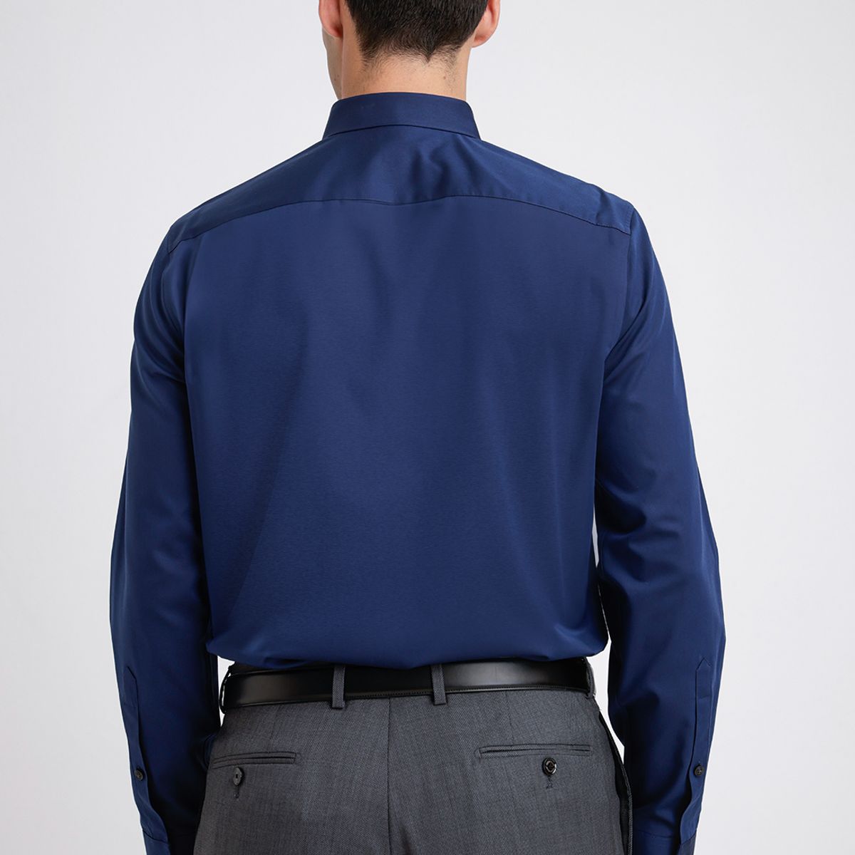 PERRY ELLIS - Camisa Formal Hombre Non Iron (No Se Plancha) Azul