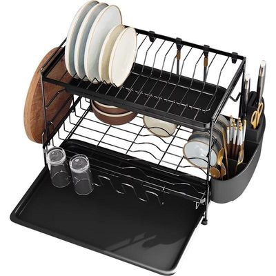 Imagen 2 del producto Secador Escurridor Loza Platos 2 Niveles Organizador Cocina