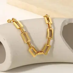 GENERICO - PULSERA MUJER bañada en oro de 18k MODELO LA BELLE
