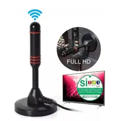 GENERICO - Antena Tv Digital Hd Con Iman Interior o Exterior