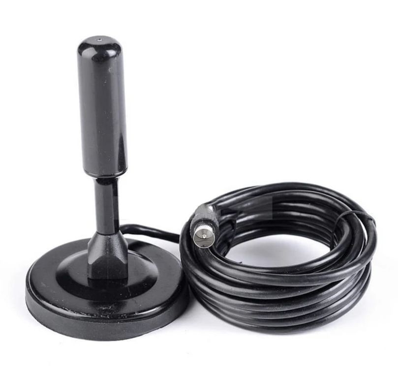 GENERICO Antena Tv Digital Hd Con Iman Interior o Exterior
