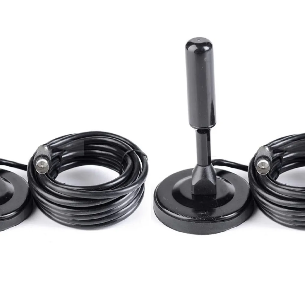 GENERICO - Pack x2 Antena Tv Digital Hd Con Iman Interior o Exterior