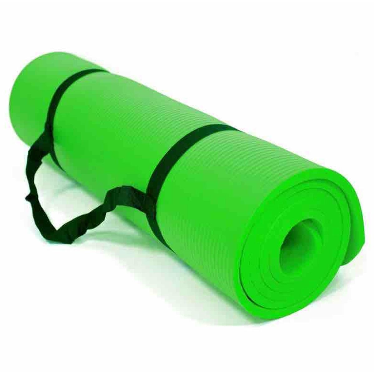 UNIVERSAL - Yoga Mat Pilates Nbr Fitness 10 MM + STRAP - VERDE