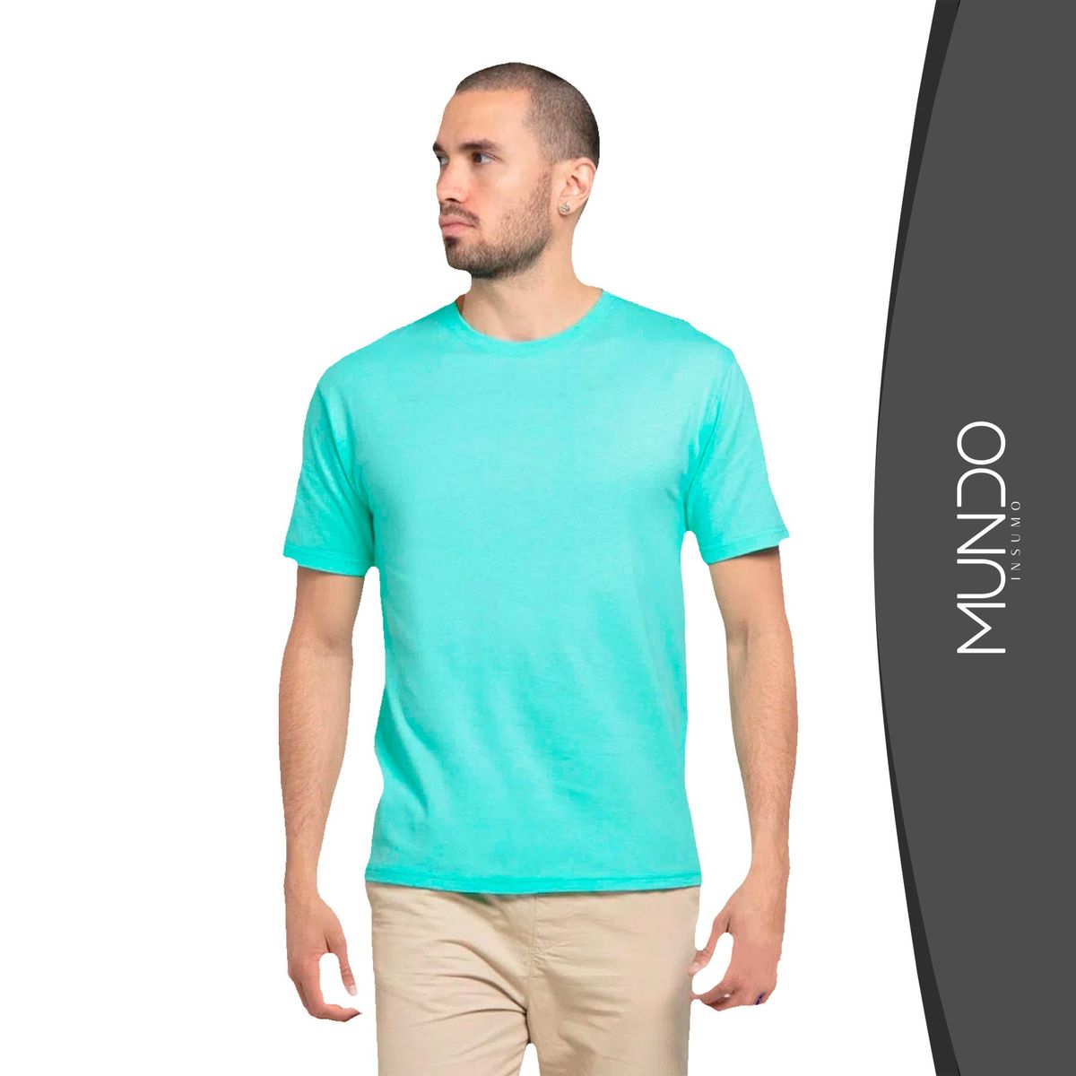 MUNDO INSUMO - Poleras De Algodón Manga Corta Para Estampar