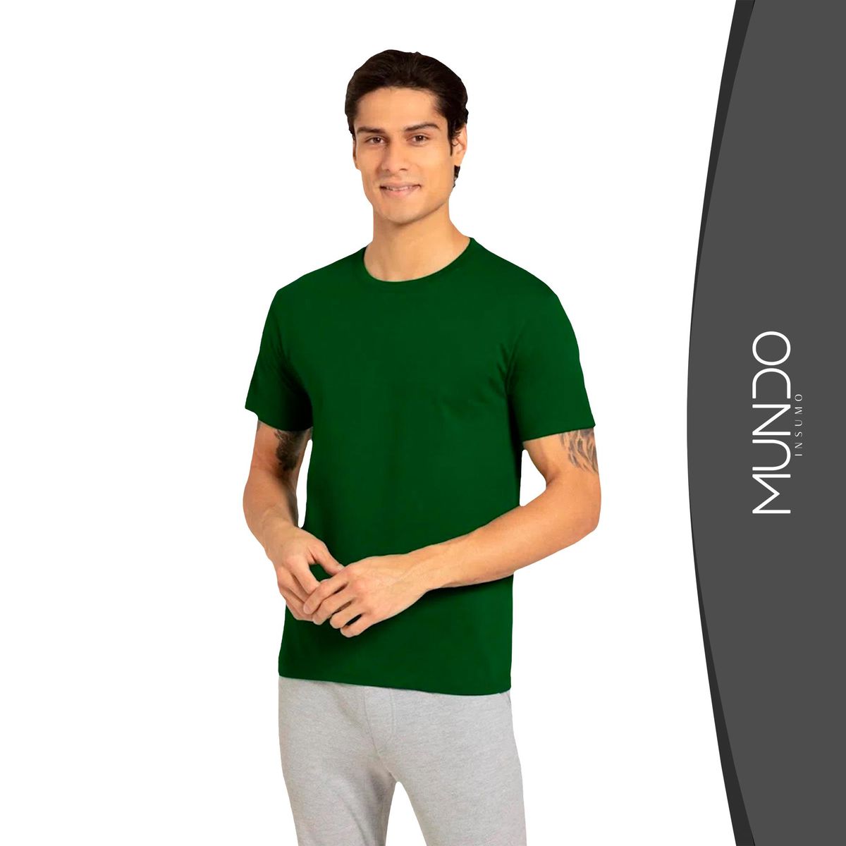 MUNDO INSUMO - Poleras De Algodón Manga Corta Para Estampar