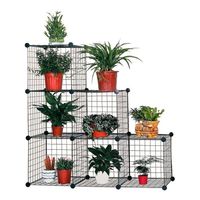 Estante Organizador Multifuncional Librero Metal 6 Cubos