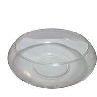 Florero Pecera De Vidrio Ovalado 20 cm (Mediano)