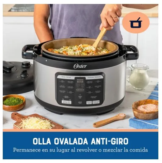 OSTER Multi-olla rápida ovalada 5.7 lt con 15 funciones Oster® CKSTPCECOV57