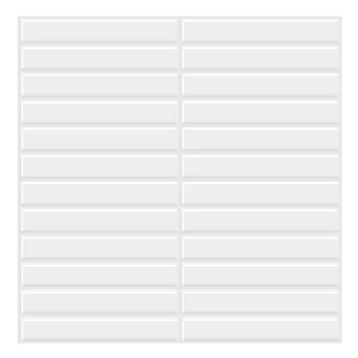 DEKOFIX - Mosaiko Autoadhesivo Lineal Blanco 1,2 mm