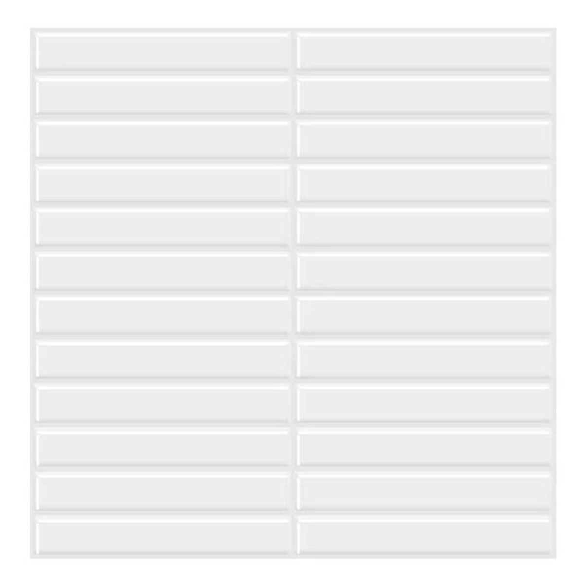 DEKOFIX - Mosaiko Autoadhesivo Lineal Blanco 1,2 mm