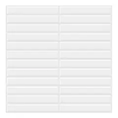 DEKOFIX - Mosaiko Autoadhesivo Lineal Blanco 1,2 mm