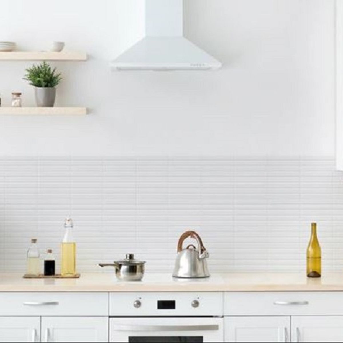 DEKOFIX - Mosaiko Autoadhesivo Lineal Blanco 1,2 mm