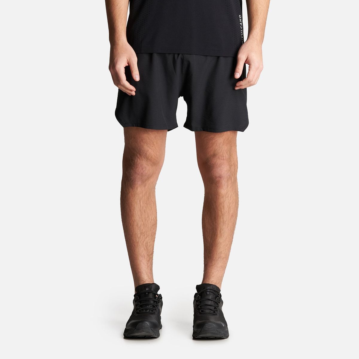LIPPI - Short Hombre 4 Run Shorts Negro Lippi