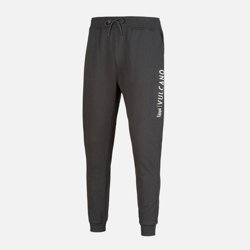 LIPPI - Pantalon Hombre Insigne Vulcano Cotton Pants Negro Lippi