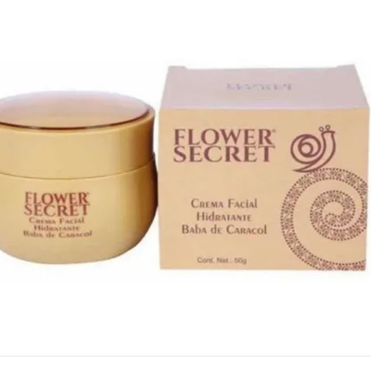 GENERICO - Pack 3 Crema Facial Hidratante Baba De Caracol Flower Secret